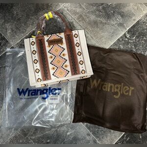 Wrangler Beige and Brown Women's Bag with dust bag!